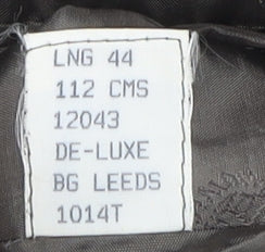 Crombie Men's Grey Wool Blazer 44 Long Formal