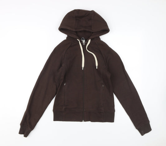 The North Face Womens Brown Full Zip Hoodie XS