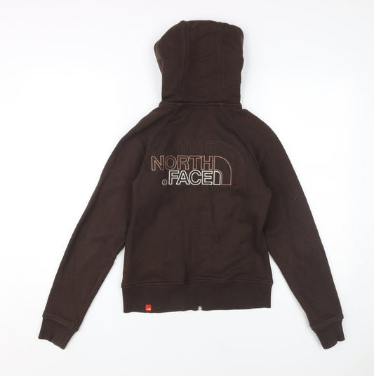 The North Face Womens Brown Full Zip Hoodie XS