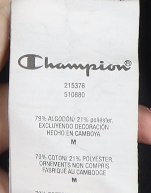 Champion Men's Black Medium Pullover Hoodie