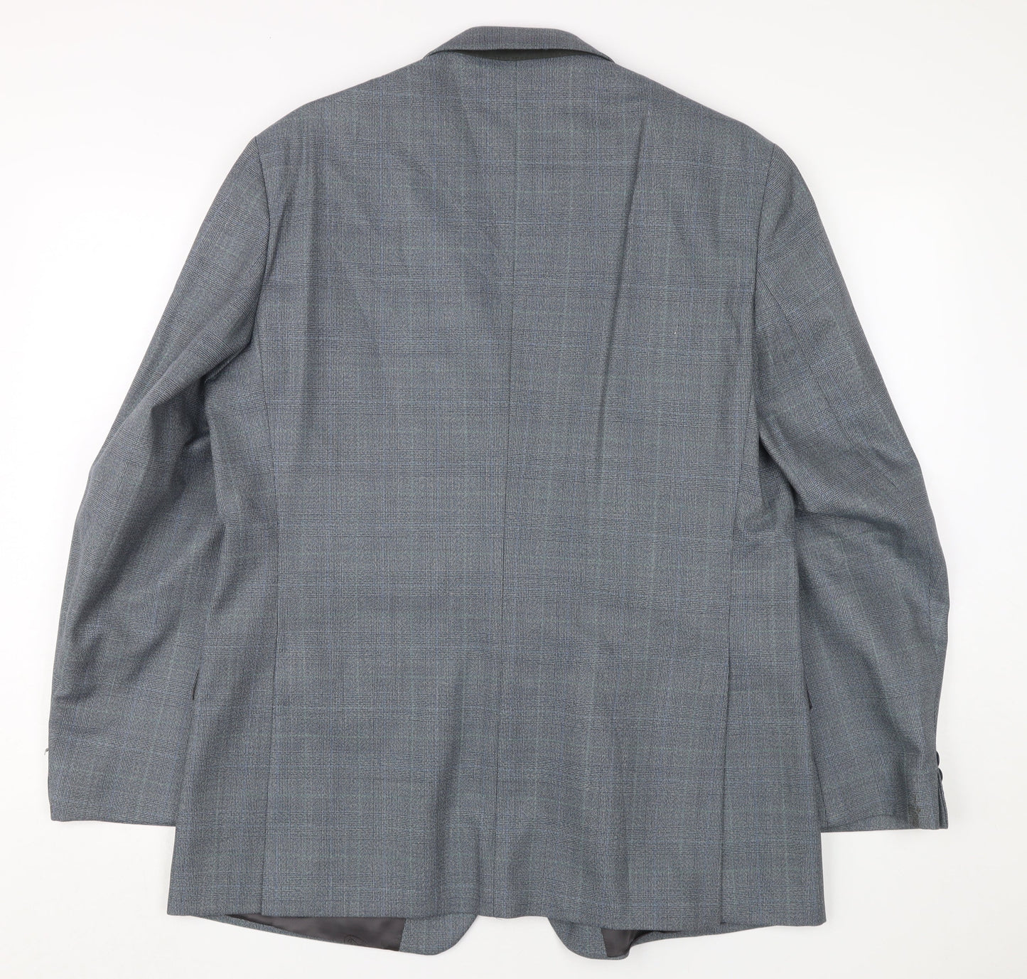 Magee Men's Grey Check Blazer Size 42S