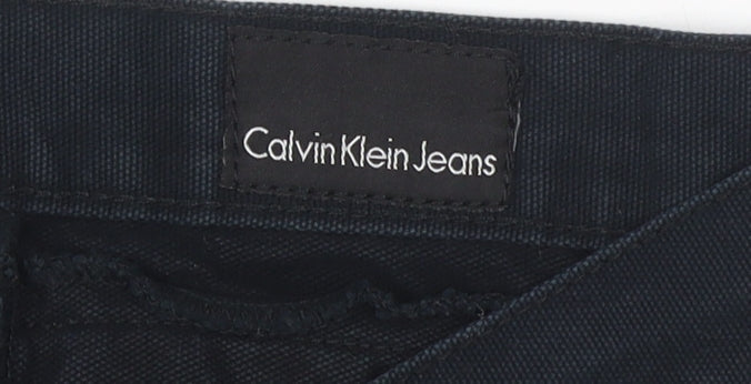 Calvin Klein Women's Black Bootcut Jeans, Size 28