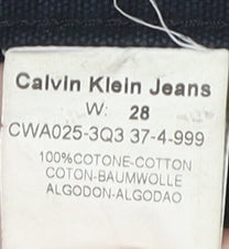 Calvin Klein Women's Black Bootcut Jeans, Size 28