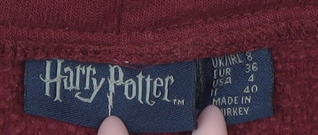 Harry Potter Women's Burgundy Sweatshirt Size 8