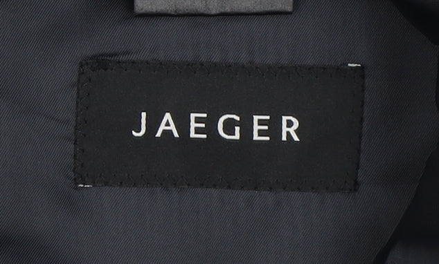Jaeger Men's Black Striped Blazer 38R Formal