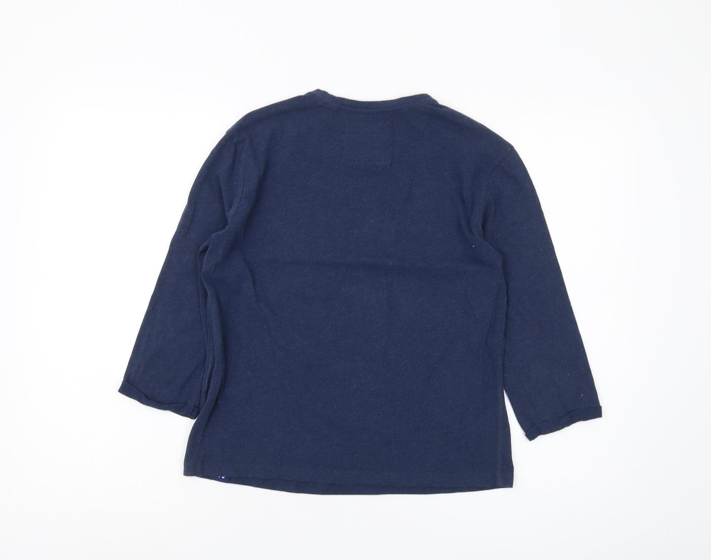 Superdry Women's Blue T-Shirt Size 8 Regular Fit