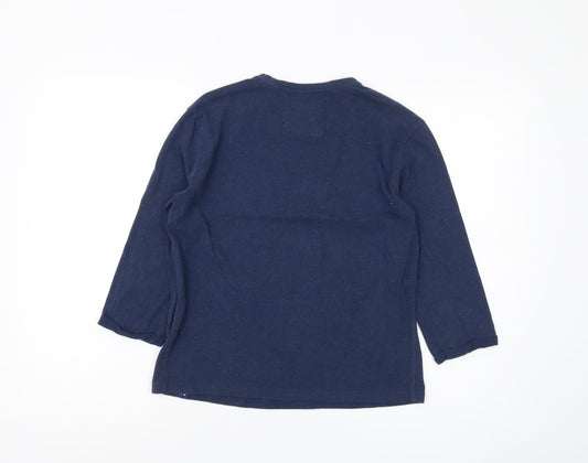 Superdry Women's Blue T-Shirt Size 8 Regular Fit