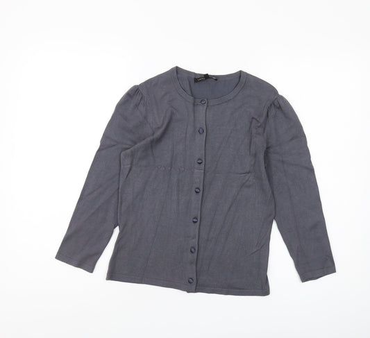 Laura Ashley Grey Women's Size 10 Cardigan