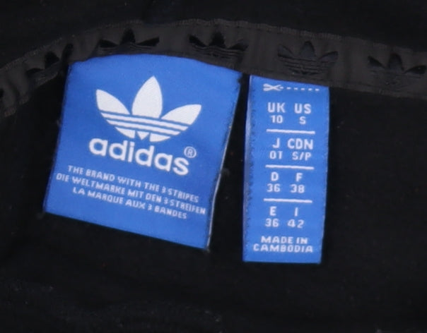 Adidas Unisex Black Hoodie Size 10 Pullover Graphic
