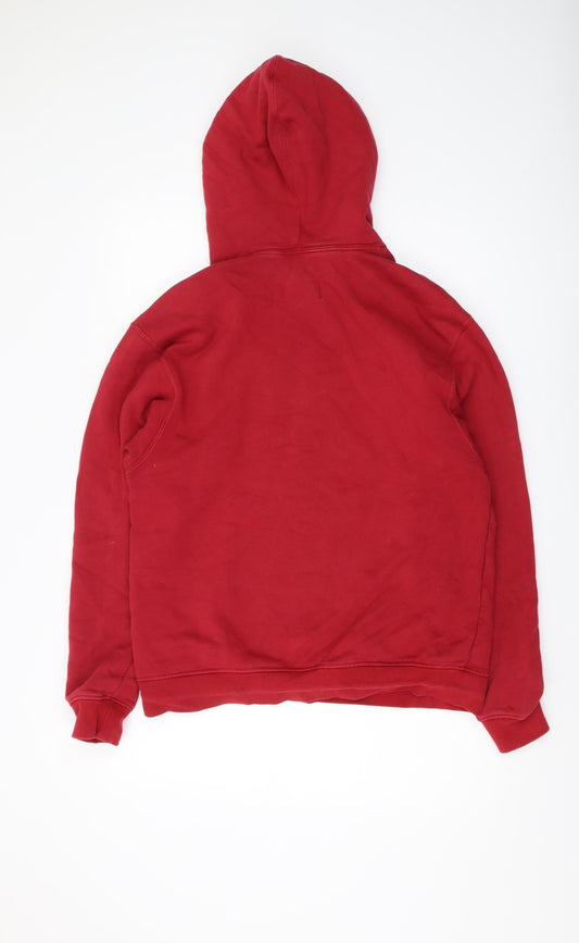 Jordan Men's Red Pullover Hoodie M - Logo Accents