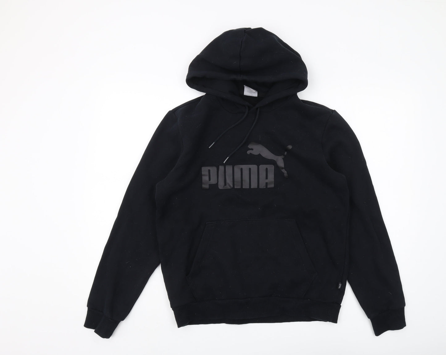 Puma Men's Black Pullover Hoodie, Size S