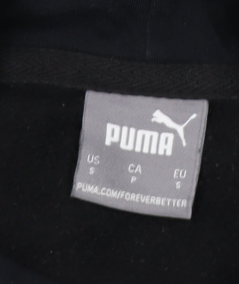 Puma Men's Black Pullover Hoodie, Size S
