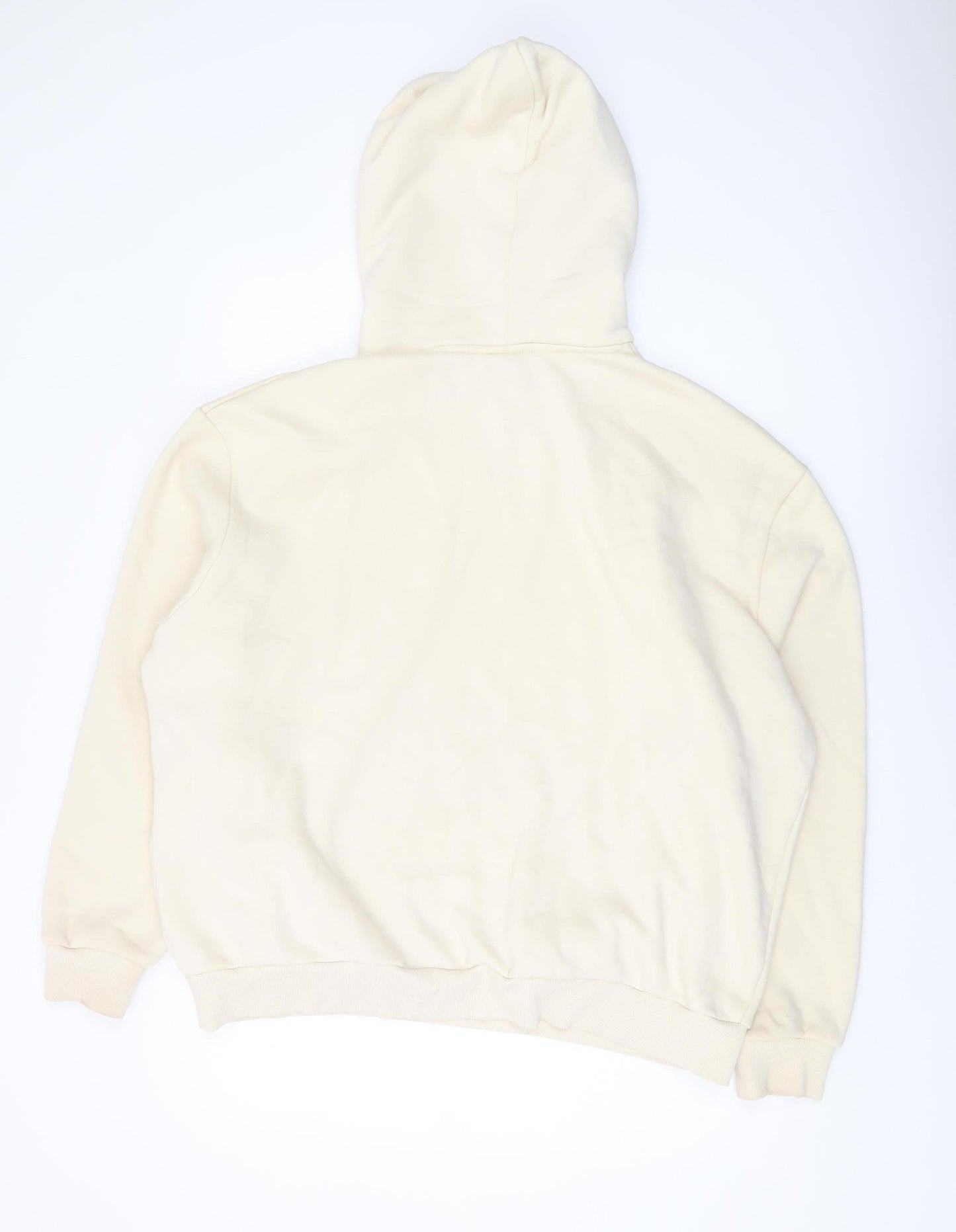 Ellesse Men's Beige M Pullover Hoodie, Fleece