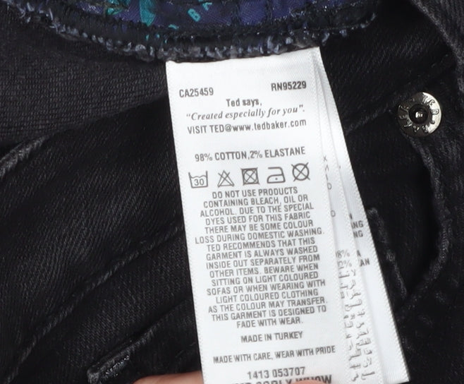 Ted Baker Women's Black Slim Straight Jeans