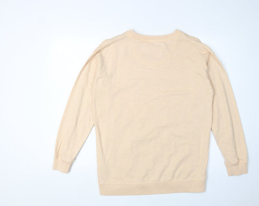 Fat Face Men's Beige Pullover Sweatshirt S