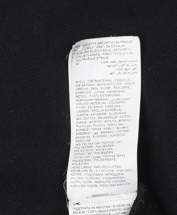 Puma Men's Black Full Zip Hoodie, Size S