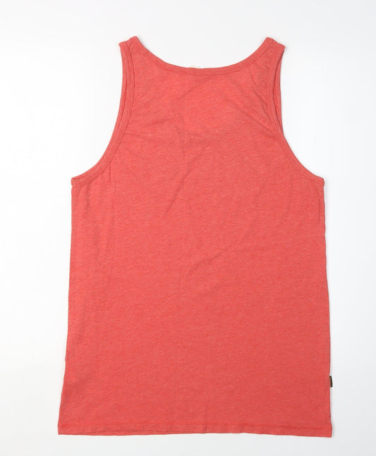 Unisex Adultss UK Size S G-Star Red Cotton Blend Tank