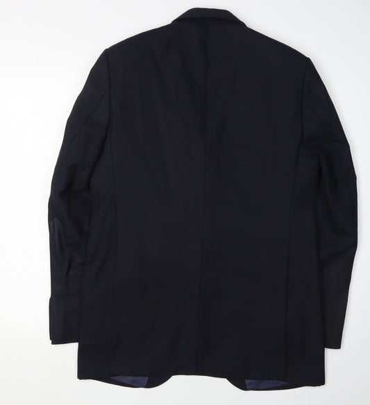 Charles Tyrwhitt Men's Blue Wool Blazer Size 38R