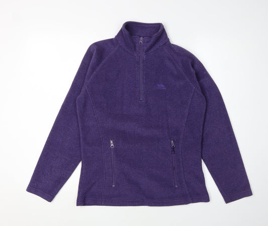 Trespass Women's Purple Fleece Pullover XS Sweatshirt