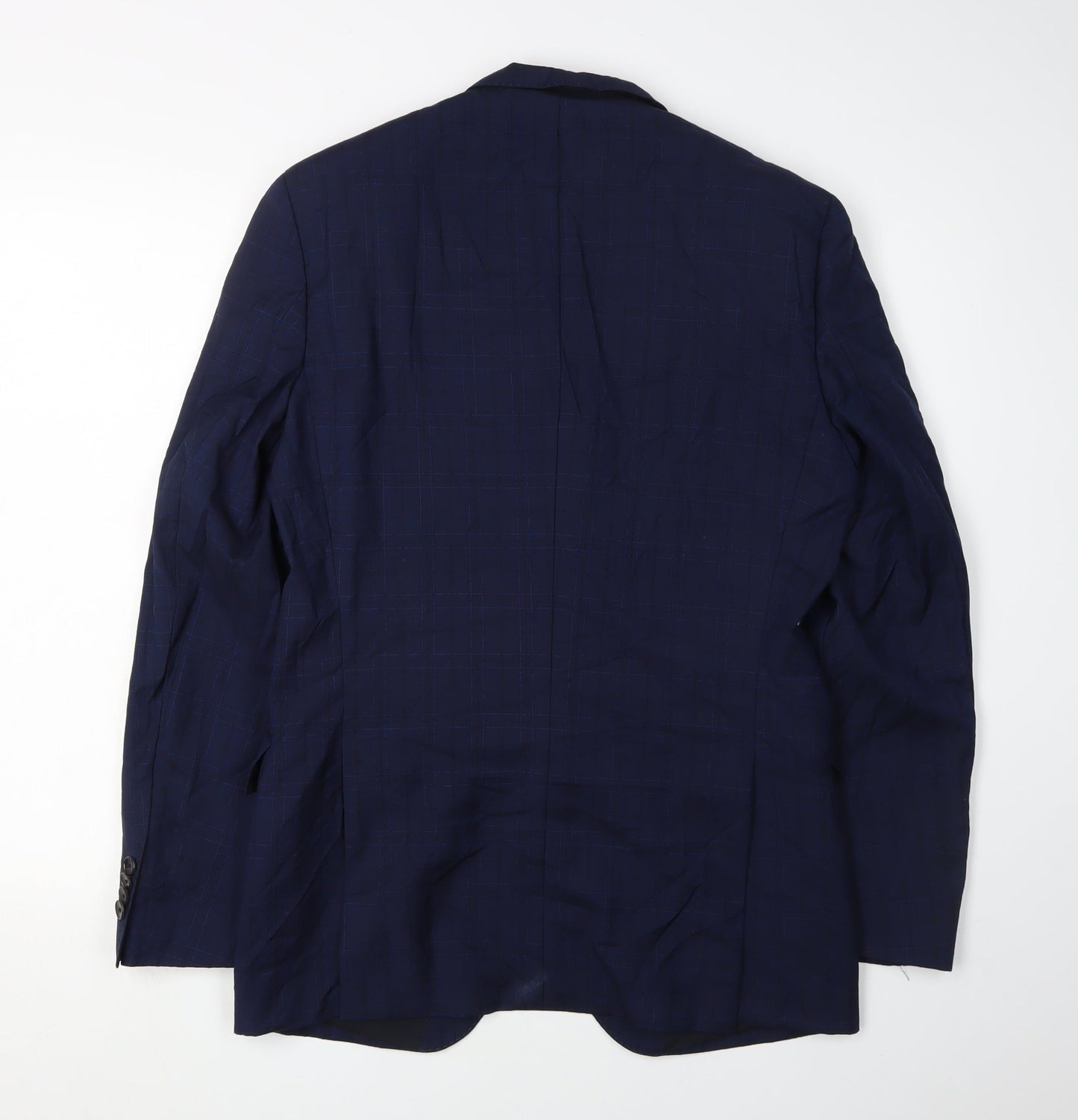 Hugo Boss Men's Blue Blazer Check 38R Formal