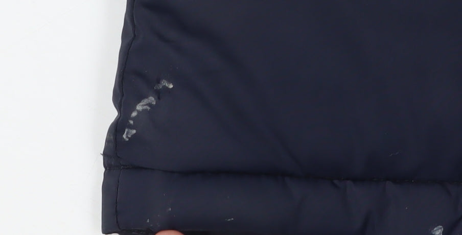 White Stuff Women's Navy Puffer Jacket Size 8