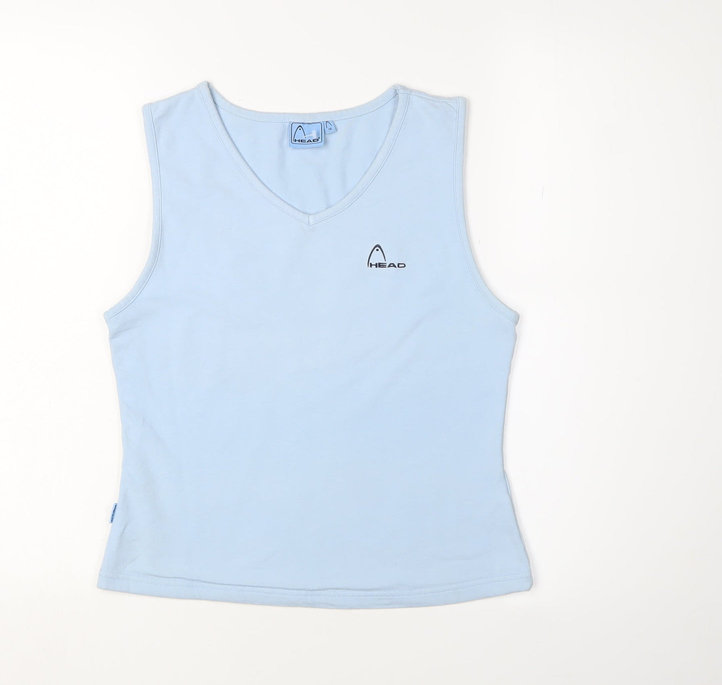Head Women's Blue Tank Top Size 14, V-Neck Running