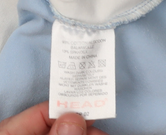 Head Women's Blue Tank Top Size 14, V-Neck Running