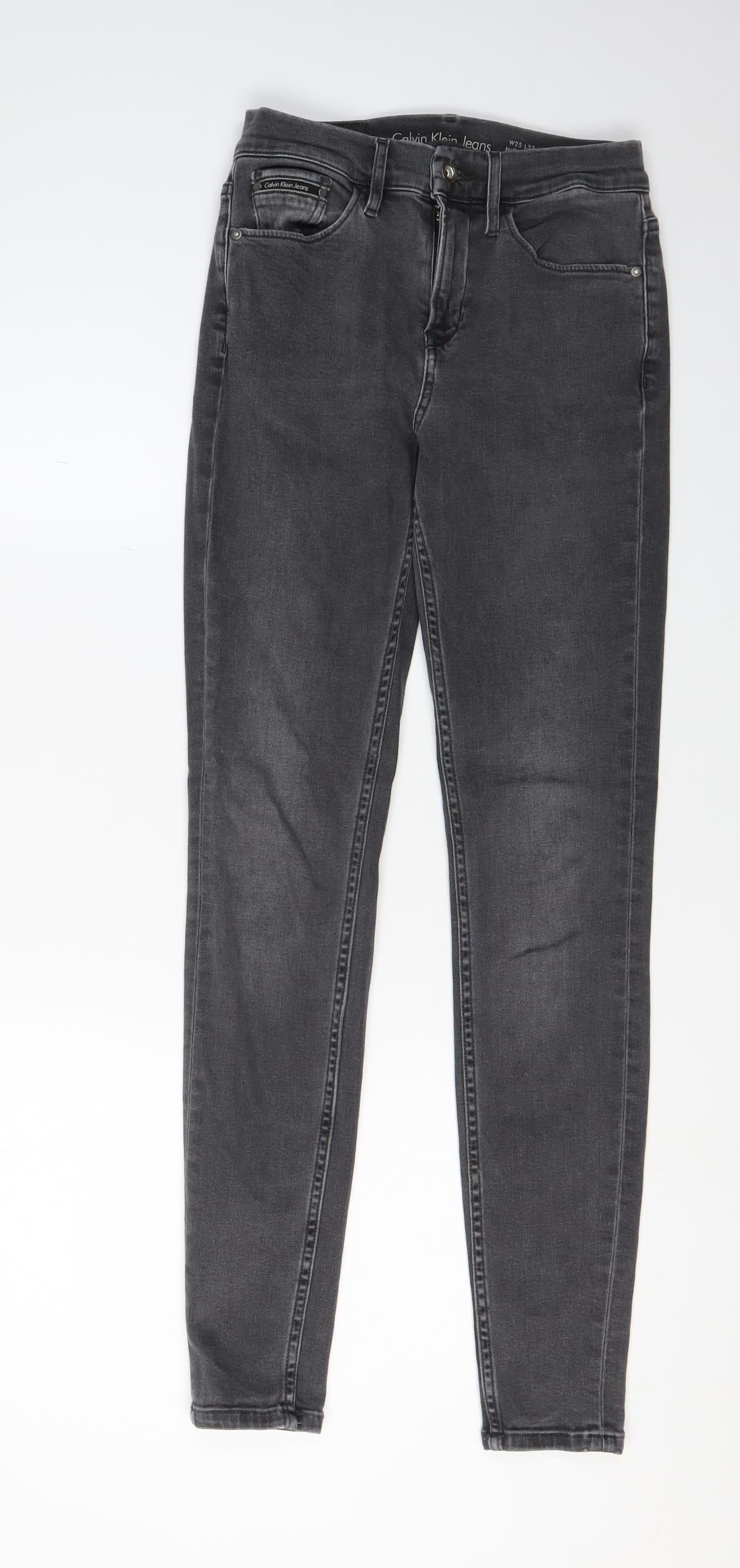 Calvin Klein Women's Black Skinny Jeans Size 25