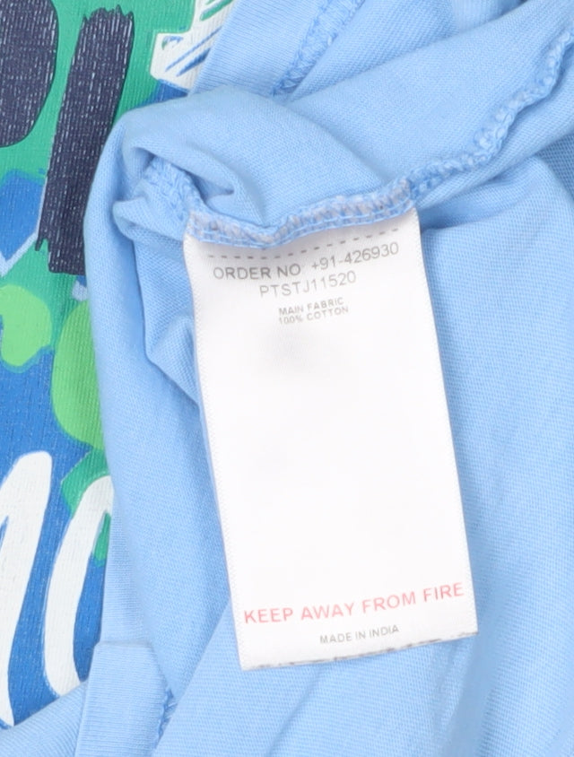 Peter Storm Unisex Blue Nature Graphic Tee Size 12