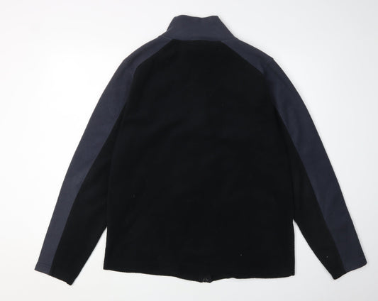 Pierre Cardin Men's Black Fleece Jacket Size L