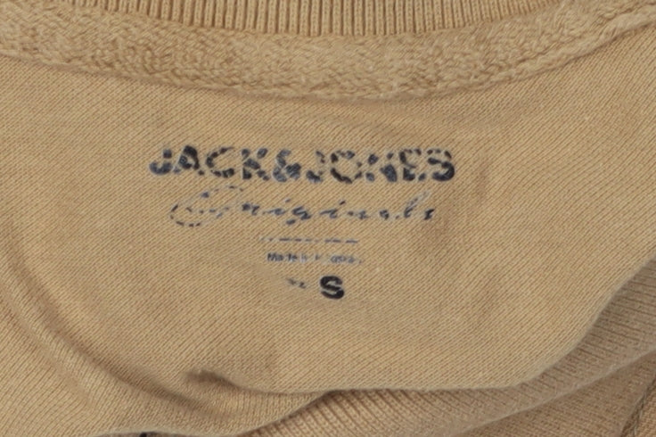 Jack & Jones Men's Brown Polo Shirt Size S