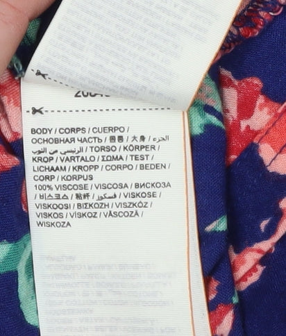 Superdry Women's Multicoloured Floral A-Line Dress XS