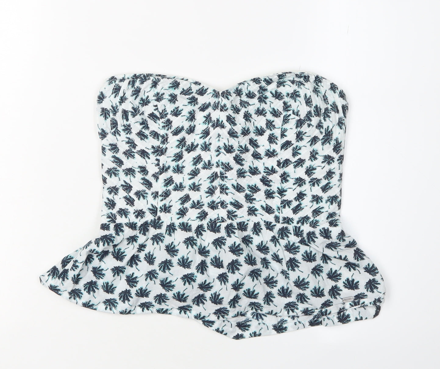 SUPERDRY Women's Blue Floral XS Camisole Blouse