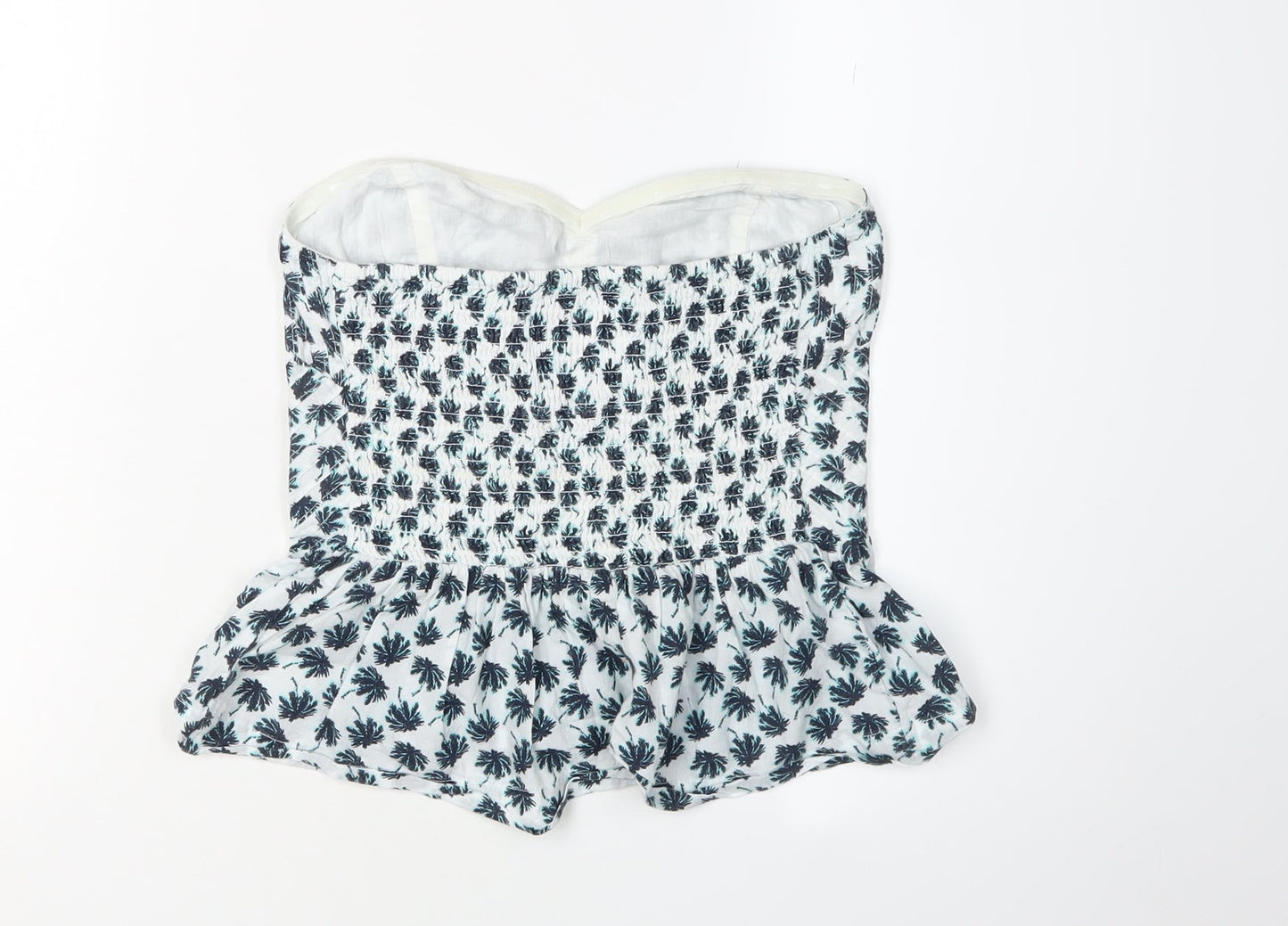 SUPERDRY Women's Blue Floral XS Camisole Blouse