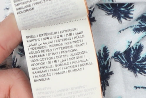 SUPERDRY Women's Blue Floral XS Camisole Blouse