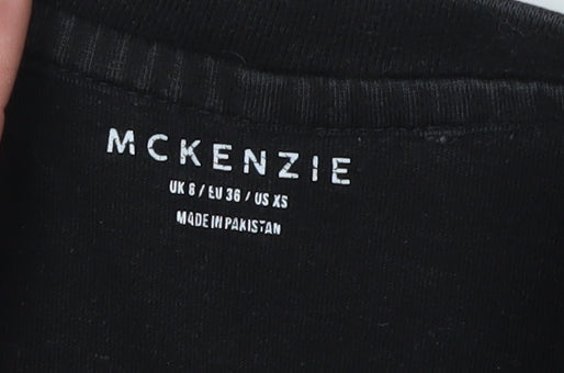 McKenzie Men's Black XS Crew Neck T-Shirt
