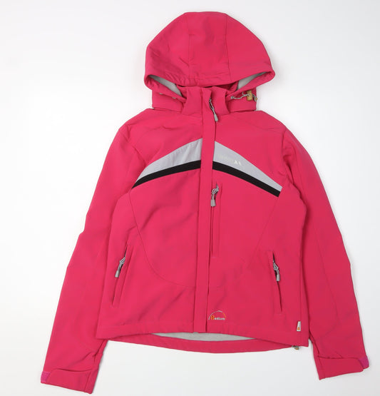 Trespass Women's Pink Soft Shell Hooded Jacket L