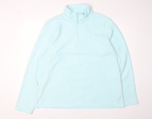 Mountain Warehouse Unisex Blue XL Fleece Pullover