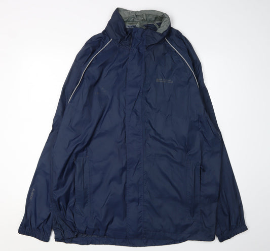 Mountain Warehouse Men's Blue Windbreaker Jacket L