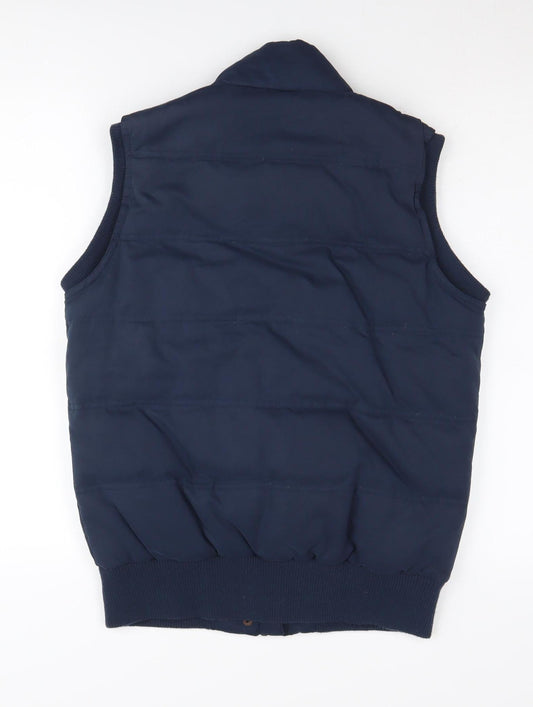Fat Face Women's Blue Puffer Waistcoat Size 10
