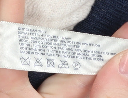 Fat Face Women's Blue Puffer Waistcoat Size 10