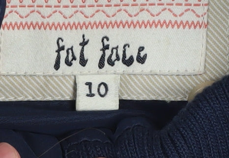 Fat Face Women's Blue Puffer Waistcoat Size 10