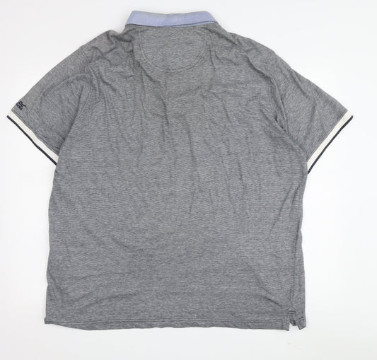 Regatta Men's Grey Cotton Polo Shirt, Size L