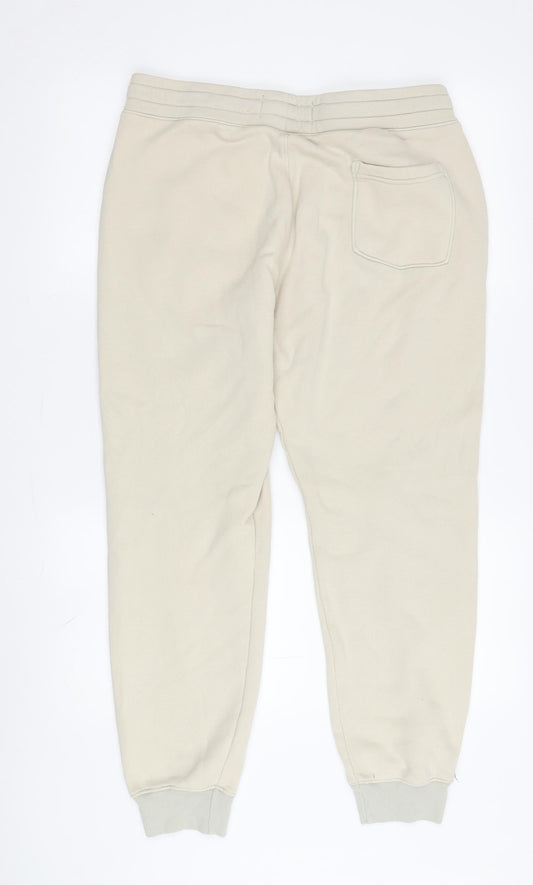 Hollister Unisex Beige Jogger Trousers - Medium