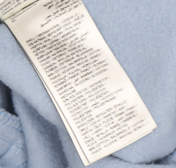 Puma Blue Full Zip Hoodie - Unisex L