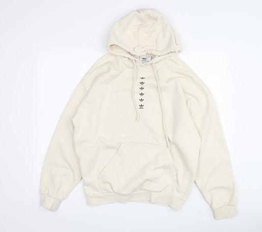 Adidas Men’s Beige Pullover Hoodie S