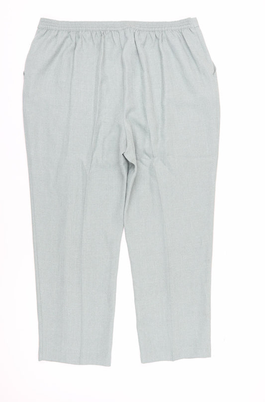 Honor Millburn Women's Grey Dress Trousers Size 22