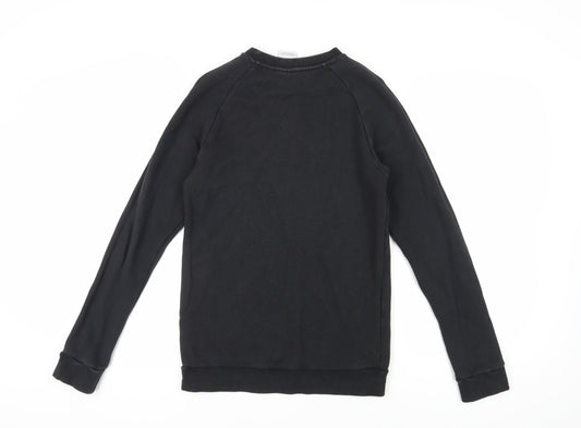 Adidas Unisex Black Pullover Sweatshirt XS