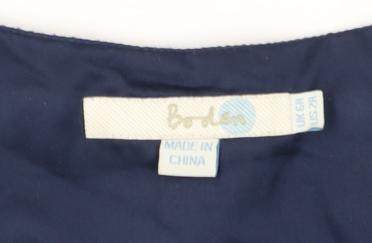 Boden Women's Blue Shift Dress Size 6, Knee Length
