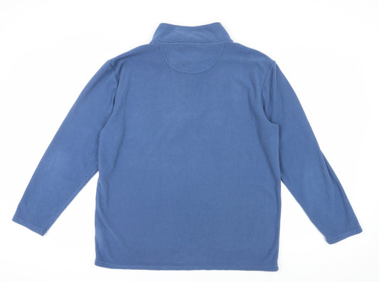 Peter Storm Men’s Blue Fleece 1/4 Zip Sweatshirt - L